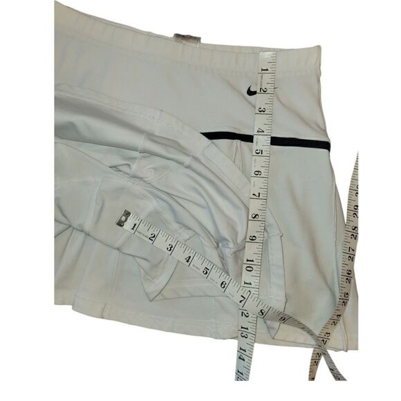 Nike White Ruffle Pleated Flounce Tennis Shirt Skort M - Picture 10 of 14
